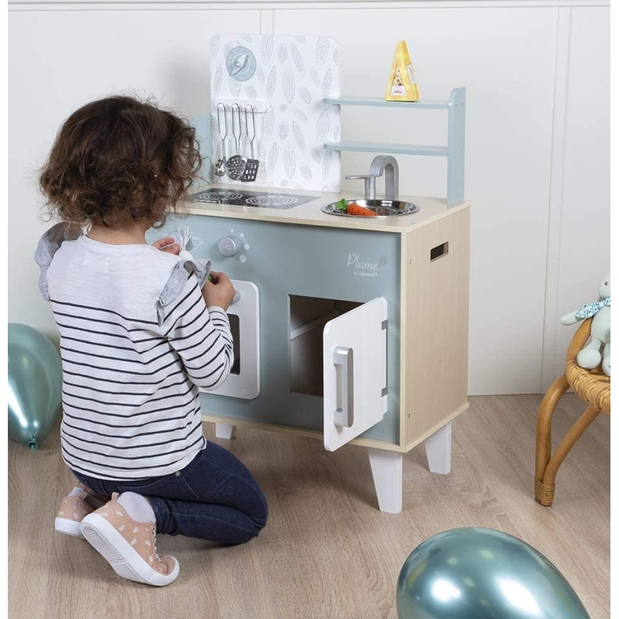 Janod - Cucina in legno PLUME blu