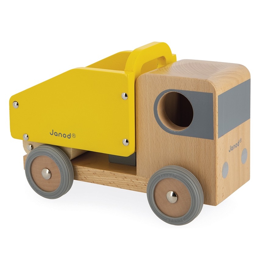 Janod - Escavatore e camion in legno BOLID