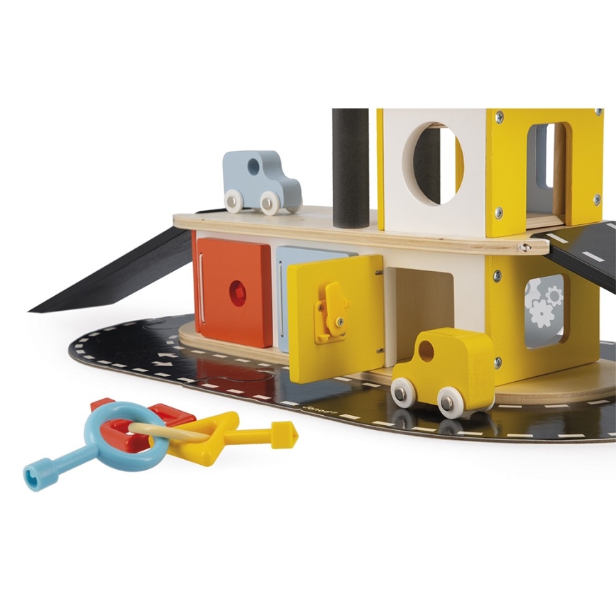 Janod - Garage en bois BOLID