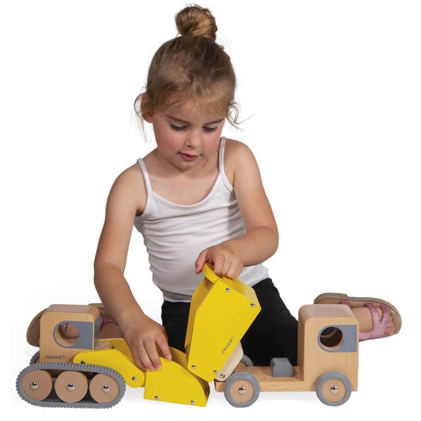 Janod - Holzbagger und LKW BOLID