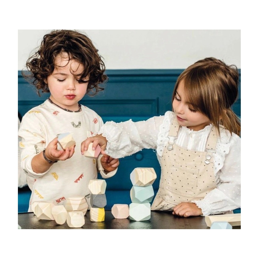 Janod - Holzbausteine SWEET COCOON 20 Stück Steine