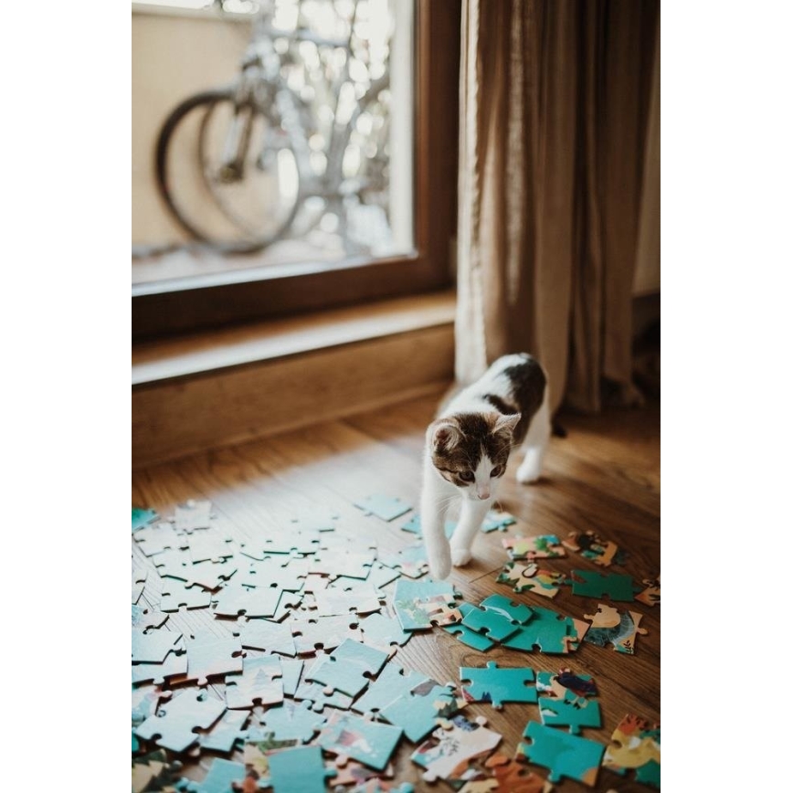 Janod - Kinder-Lernpuzzle 200 Stück Dinosaurier