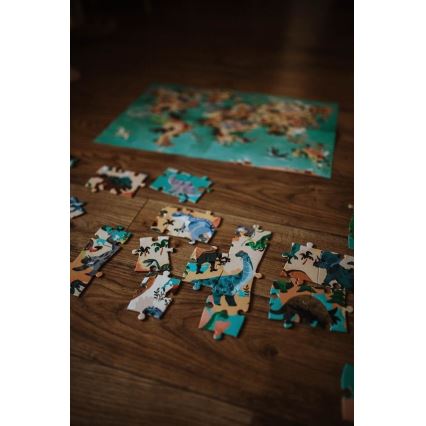 Janod - Kinder-Lernpuzzle 200 Stück Dinosaurier