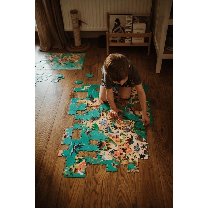 Janod - Kinder-Lernpuzzle 200 Stück Dinosaurier