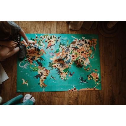 Janod - Kinder-Lernpuzzle 200 Stück Dinosaurier