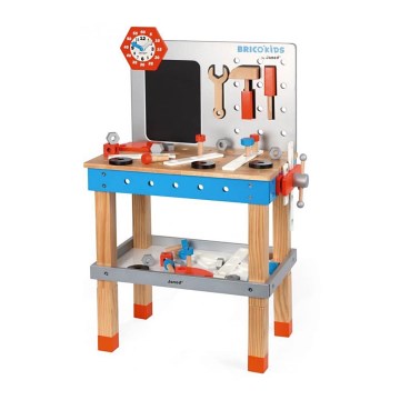 Janod - Laboratorio per bambini con attrezzi BRICOKIDS