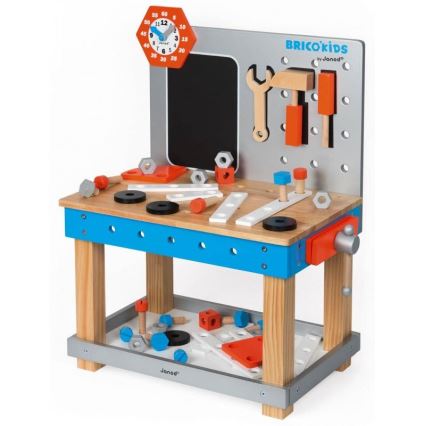 Janod - Laboratorio per bambini con attrezzi BRICOKIDS
