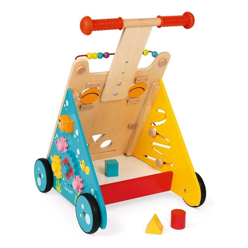 Janod - Lauflernwagen mit Aktivitäten Katze