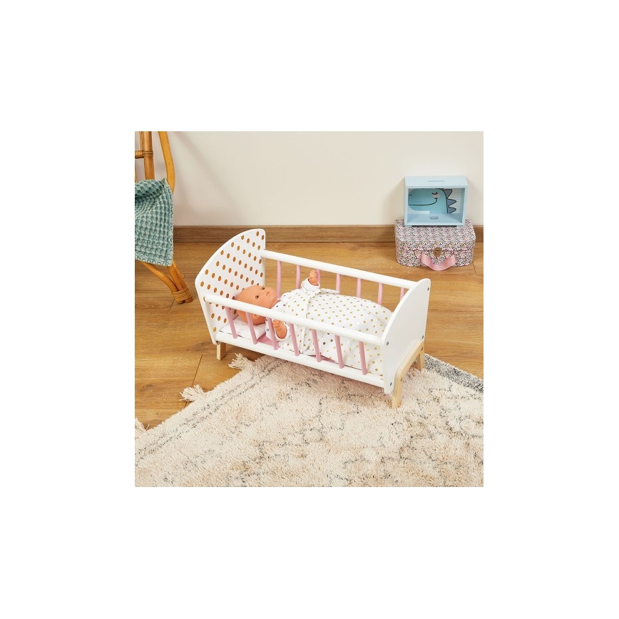 Janod - Letto per bambole CANDY CHIC
