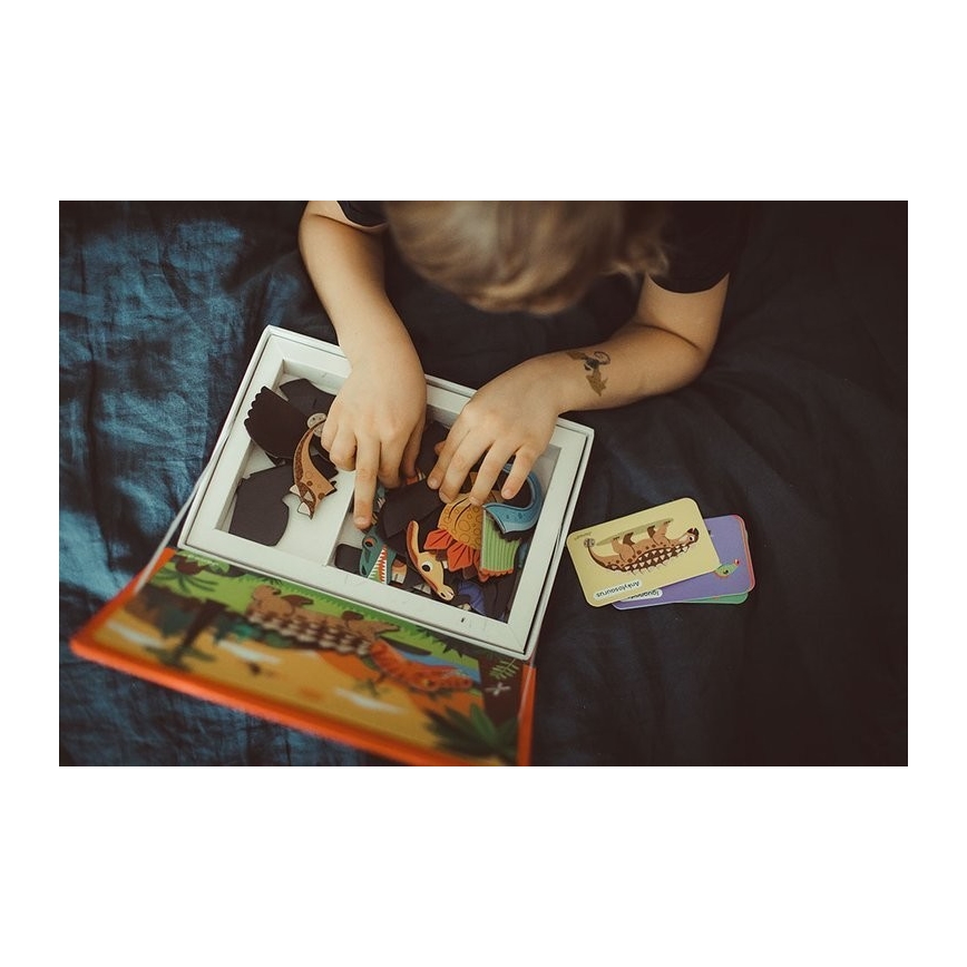 Janod - MAGNETIBOOK dinosauri gioco magnetico interattivo