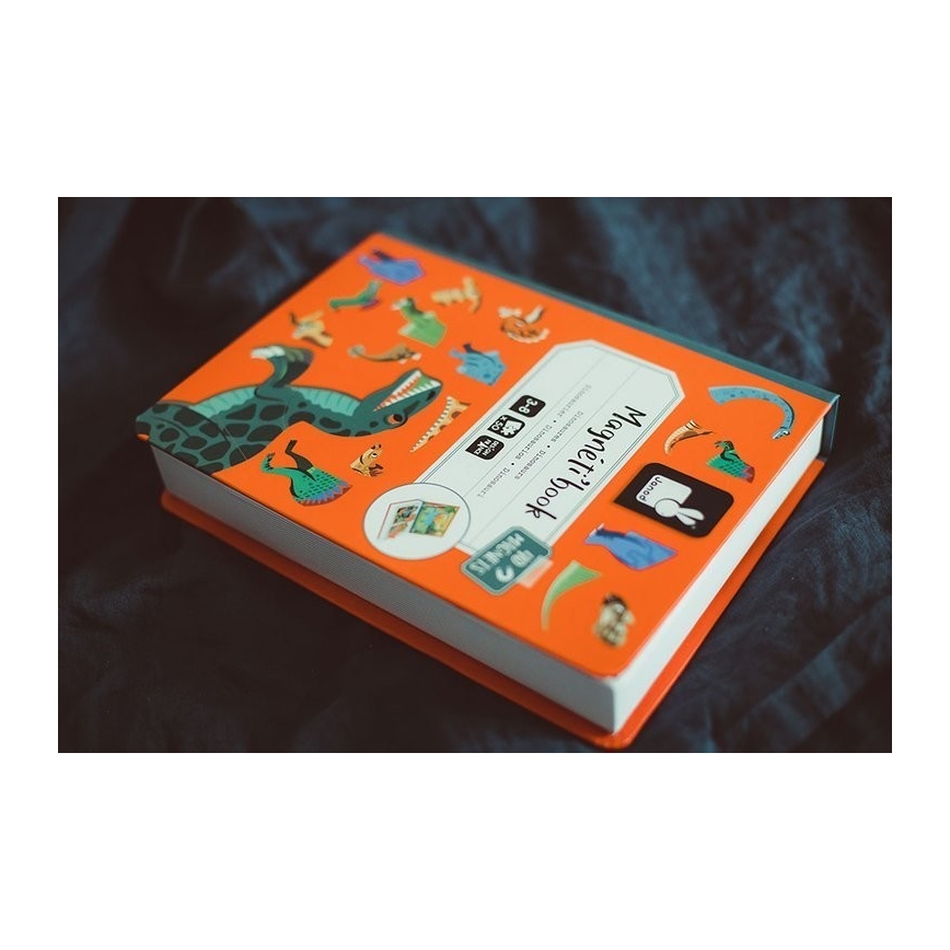 Janod - MAGNETIBOOK dinosauri gioco magnetico interattivo
