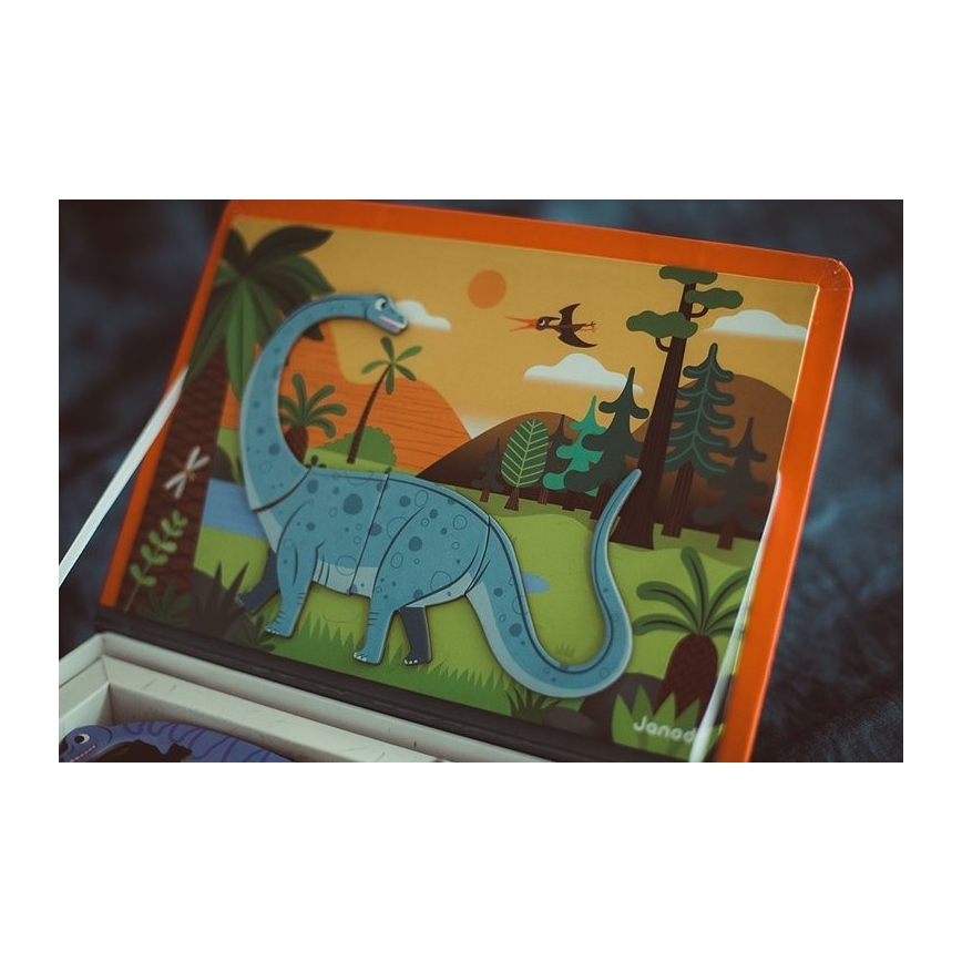 Janod - MAGNETIBOOK dinosauri gioco magnetico interattivo