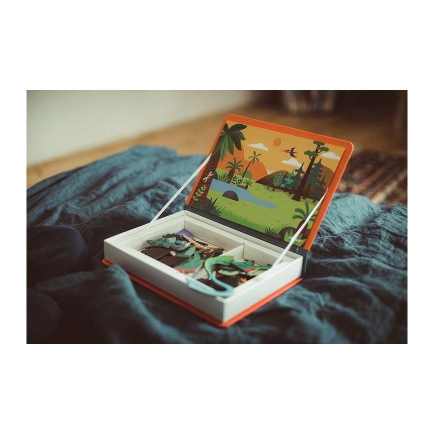 Janod - MAGNETIBOOK dinosauri gioco magnetico interattivo