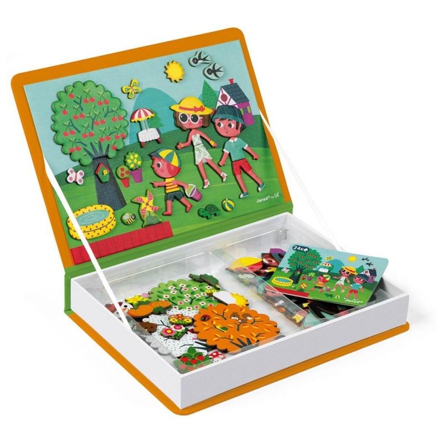 Janod - Magnetic interactive set  MAGNETIBOOK stagioni dell'anno