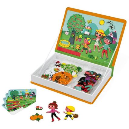 Janod - Magnetic interactive set  MAGNETIBOOK stagioni dell'anno