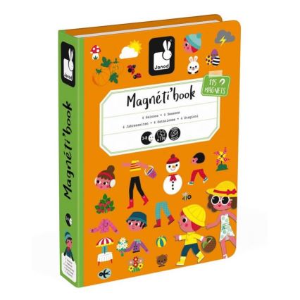 Janod - Magnetic interactive set  MAGNETIBOOK stagioni dell'anno