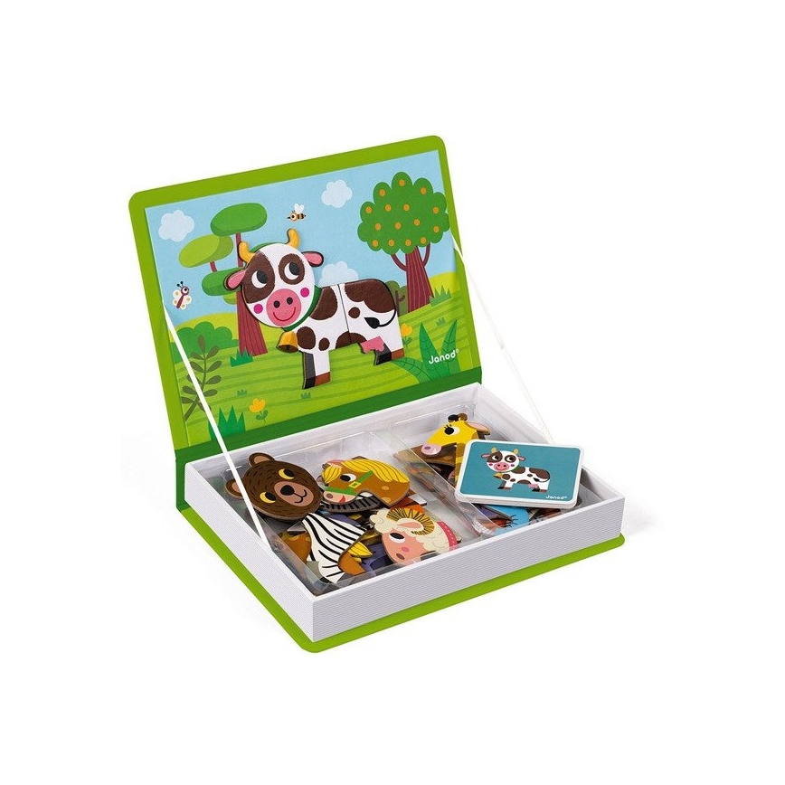 Janod - Magnetisches interaktives Set MAGNETIBOOK Tiere