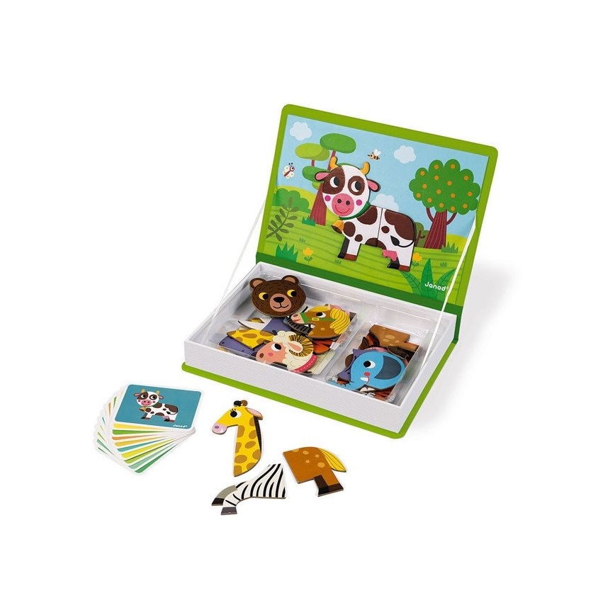 Janod - Magnetisches interaktives Set MAGNETIBOOK Tiere