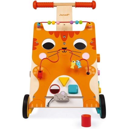 Janod - Passeggino con attività gatto