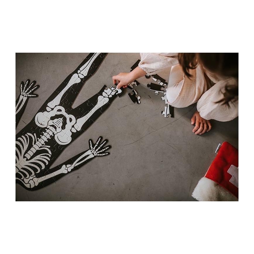 Janod - Puzzle educativo per bambini 225 pezzi corpo umano