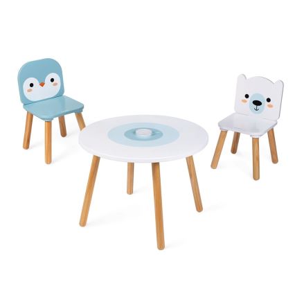 Janod - Table en bois avec des chaises