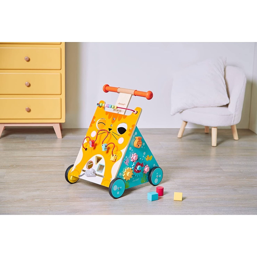 Janod - Trotteur avec activités chat