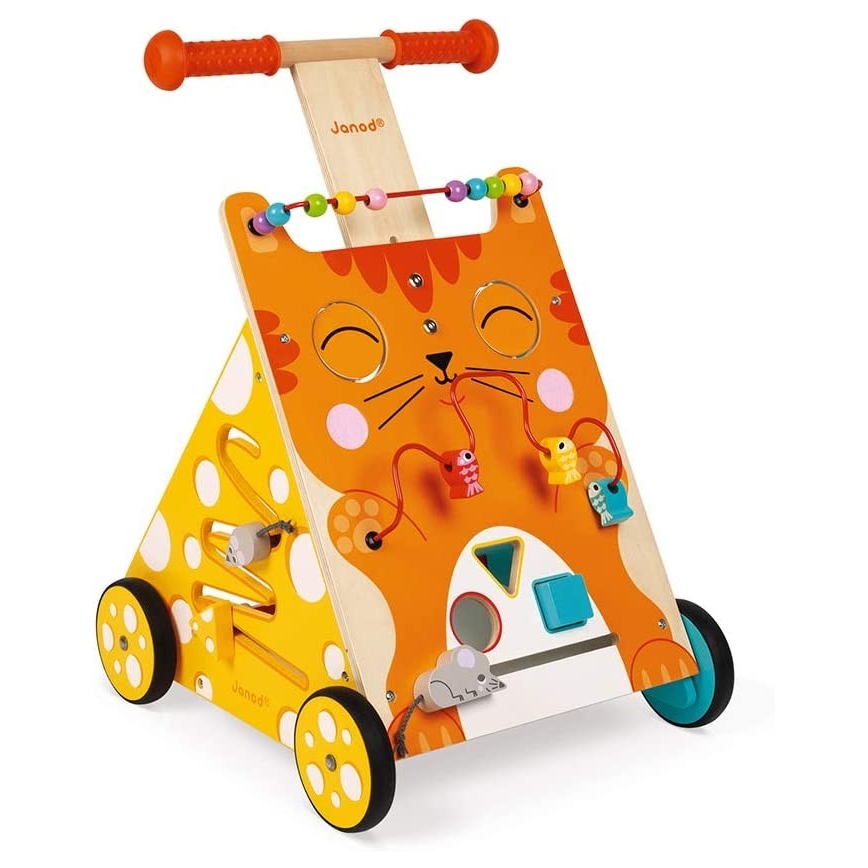 Janod - Trotteur avec activités chat