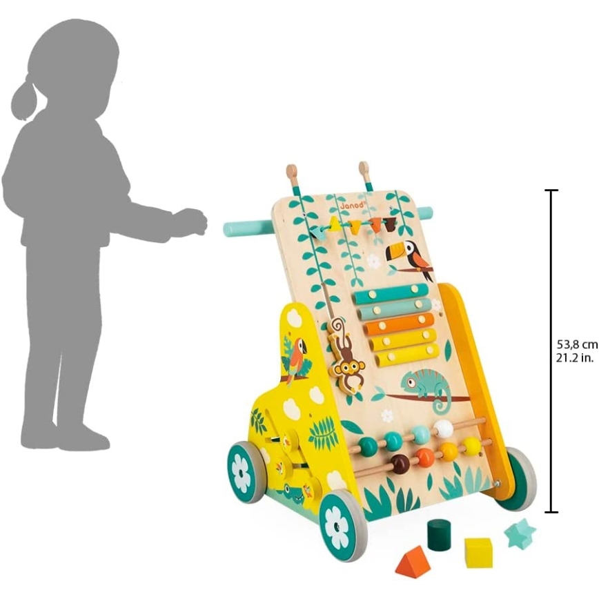 Janod - Trotteur avec activités TROPIK