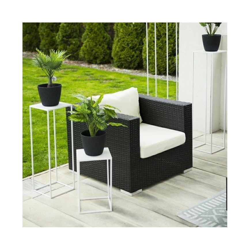 Jardinière 40x24 cm blanche