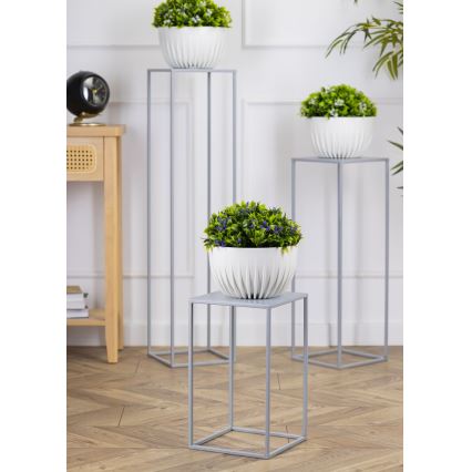 Jardinière 40x24 cm gris
