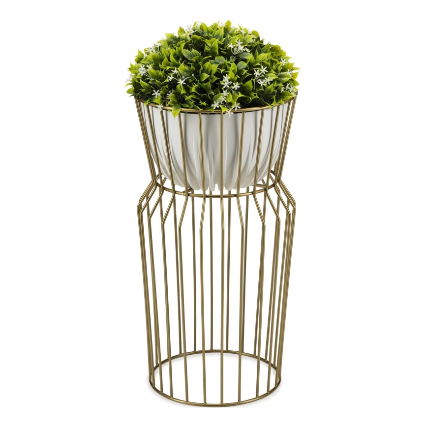 Jardinière 50x26 cm doré