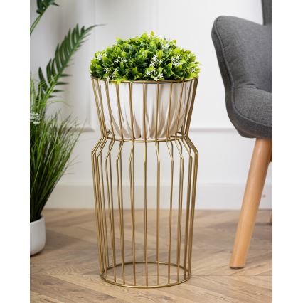 Jardinière 50x26 cm doré