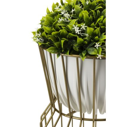 Jardinière 50x26 cm doré