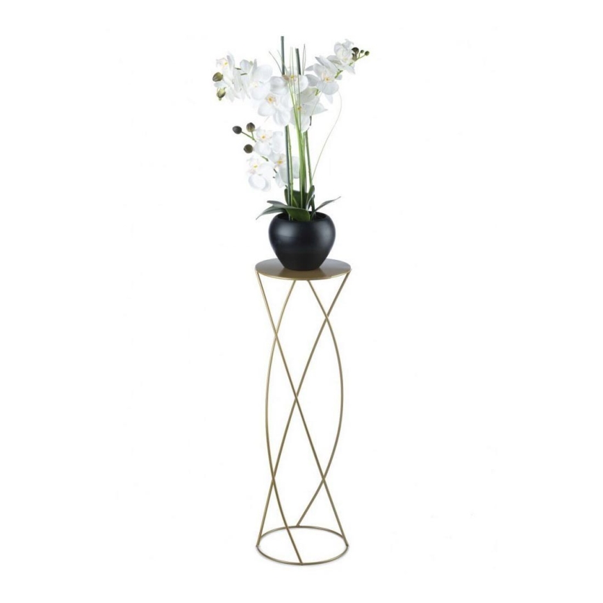 Jardinière 70x22,5 cm dorée