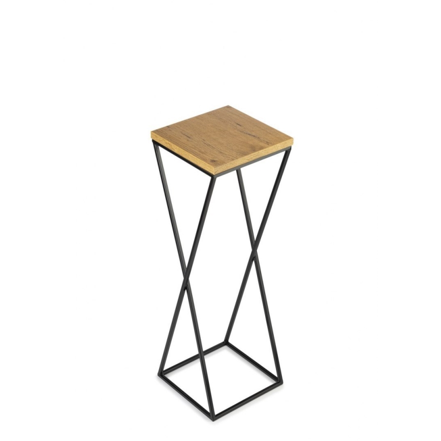 Jardinière 70x24 cm noire/marron