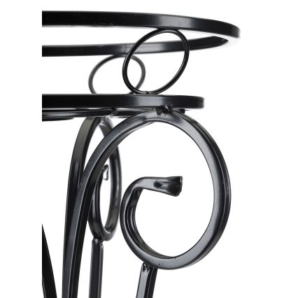 Jardinière 74x34 cm noir