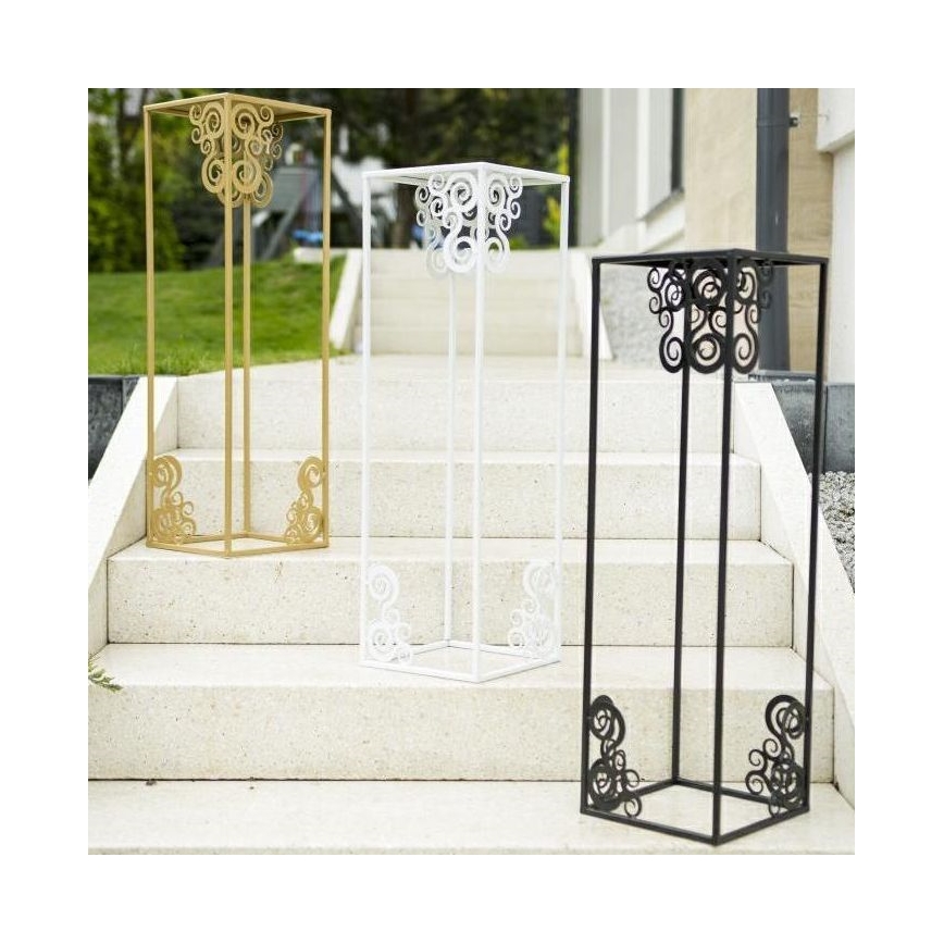 Jardinière 80x24 cm noire