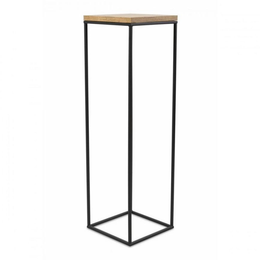 Jardinière BASICLOFT 80x24 noire/marron