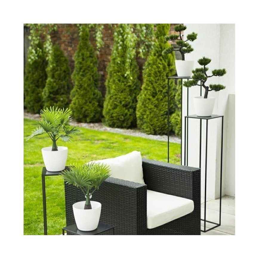 Jardinière de 100x24 cm noire