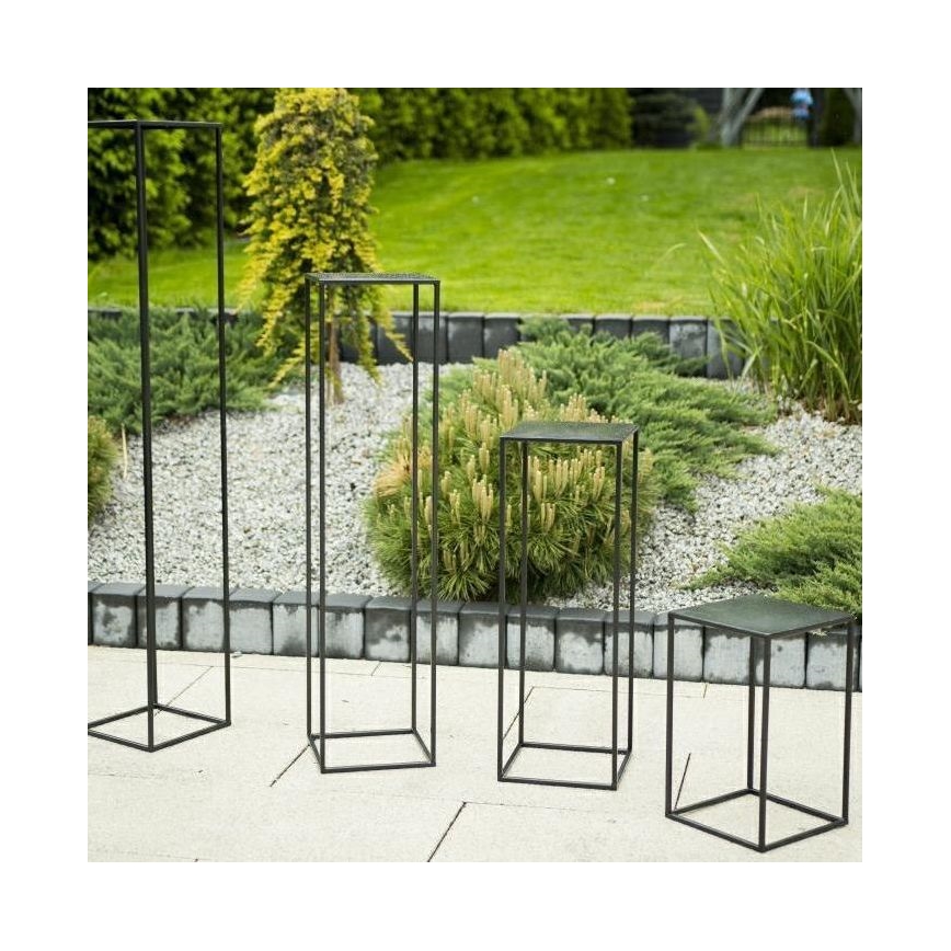 Jardinière de 40x24 cm noire