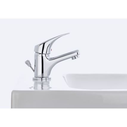 JIKA H3111N10041111 - Rubinetto del lavandino + con scarico TALAS 12,3 cm cromo lucido