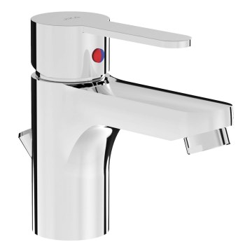 JIKA H3111Z10041111 - Rubinetto del lavandino + con scarico LYRA 12,5 cm cromo lucido