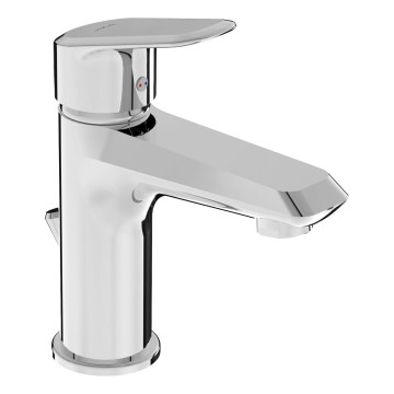 JIKA H3112E10041111 - Rubinetto del lavandino + scarico without overflow TALAS 17,4 cm cromo lucido