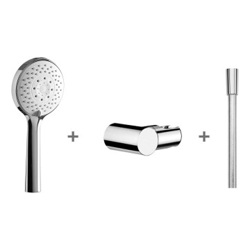 JIKA H3651X00043621 - Set da doccia CUBITO cromo lucido