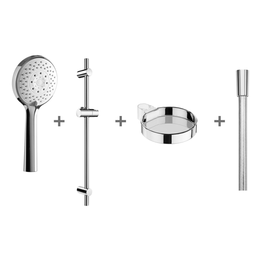 JIKA H3651X00044721 - Set da doccia CUBITO cromo lucido