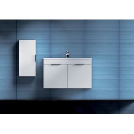 JIKA H4536011763001 - Meuble de salle de bain avec lavabo CUBE 60,7x65 cm blanc