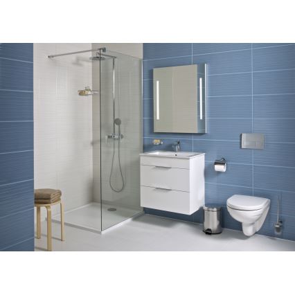 JIKA H4536021763001 - Badezimmerschrank mit integriertem Waschbecken CUBE 60,7x65 cm weiß