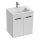 JIKA H4536111763001 - Meuble de salle de bain avec vasque CUBE 60,7x55 cm blanc