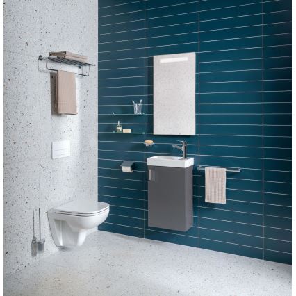 JIKA H45J5111753011 - Meuble de salle de bain avec vasque PETIT 58,5x38,6 cm gris