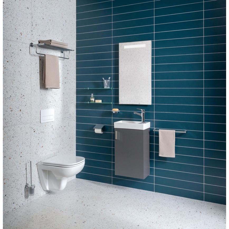 JIKA H45J5111753011 - Meuble de salle de bain avec vasque PETIT 58,5x38,6 cm gris